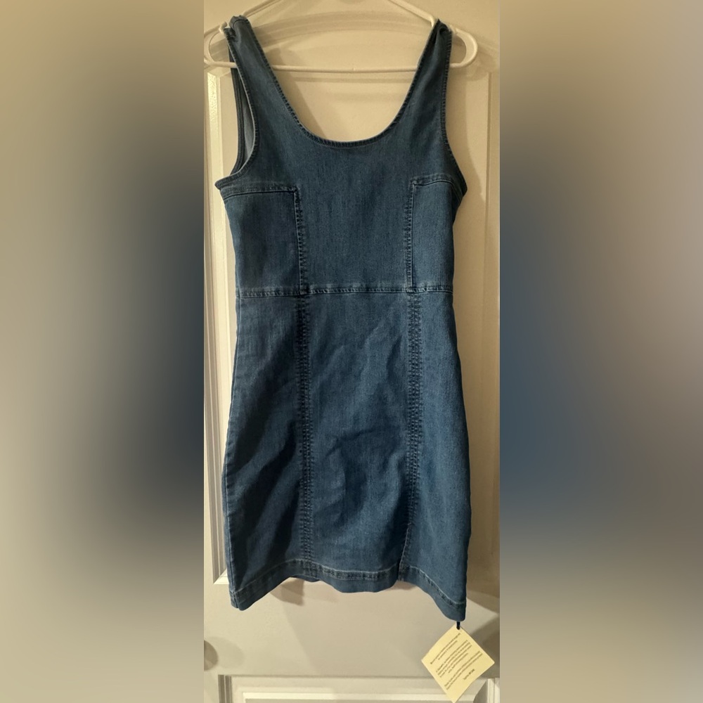 Dark Blue Denim Dress